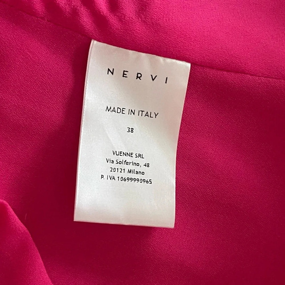 NERVI Penelope Flare-Sleeve Mini Shift Dress w/ Feather Trim - Picture 5 of 9